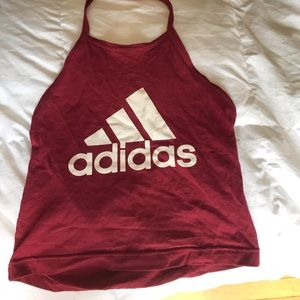 Vintage adidas halter crop top